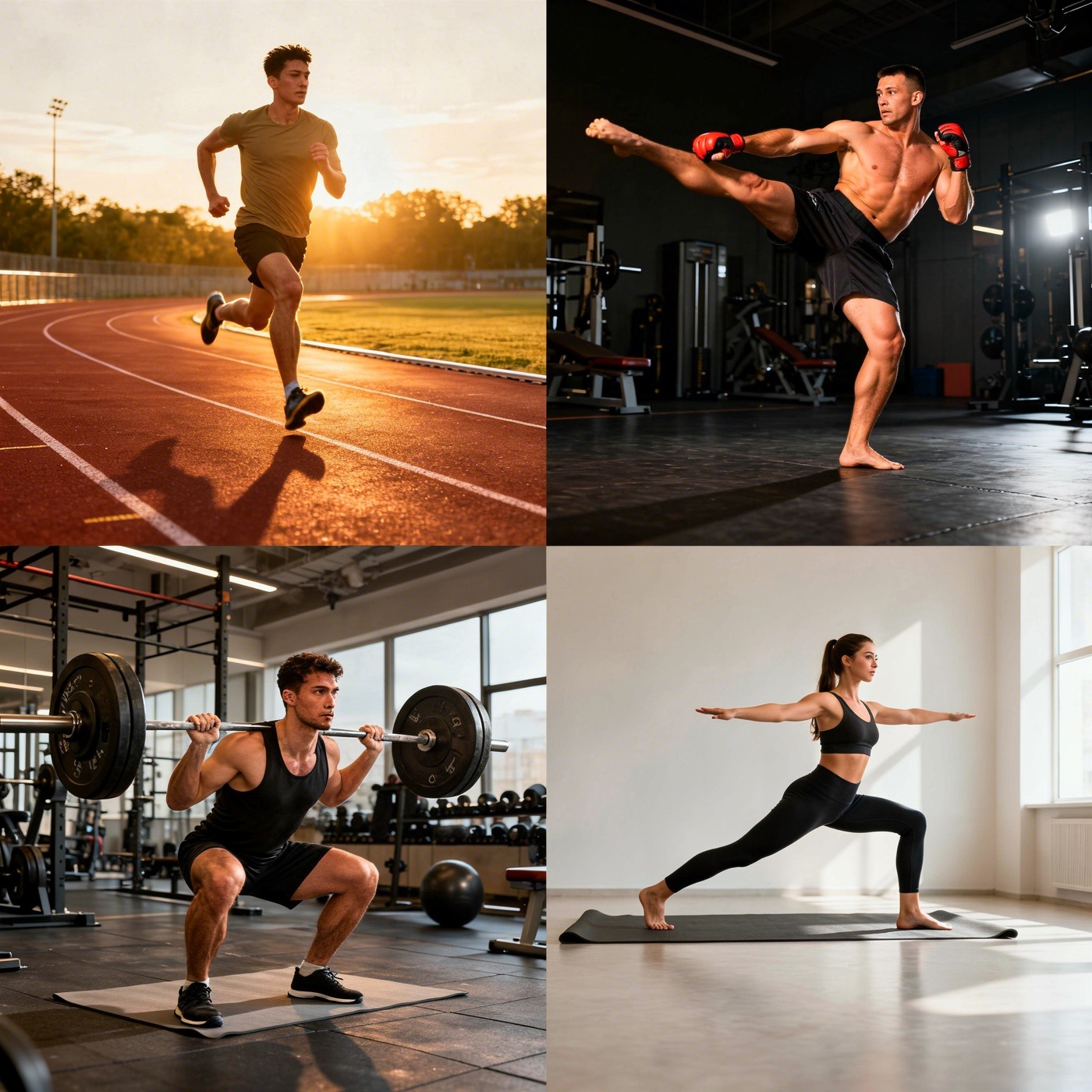 Sportarten – Laufen Kampfsport Kraftsport Yoga Osteopathie München